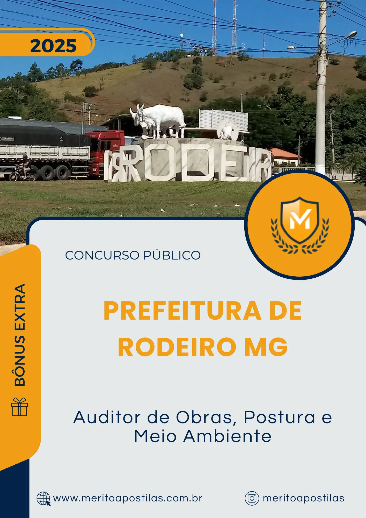 Apostila Auditor de Obras Postura e Meio Ambiente Prefeitura de Rodeiro MG 2025