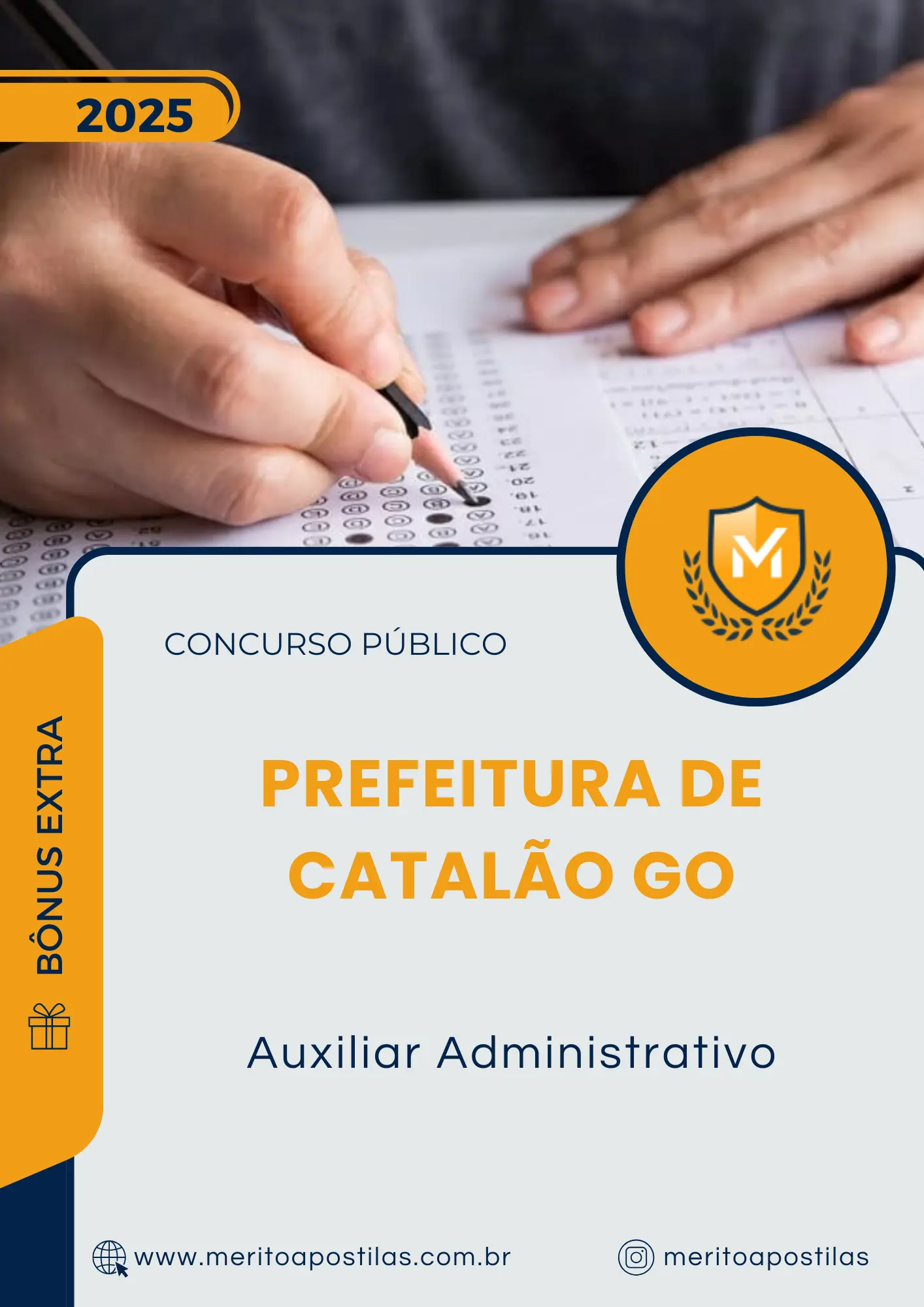 Apostila Auxiliar Administrativo Prefeitura de Catalão GO 2025