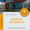 Apostila Auxiliar De Laboratório Prefeitura de Barão de Antonina SP 2025