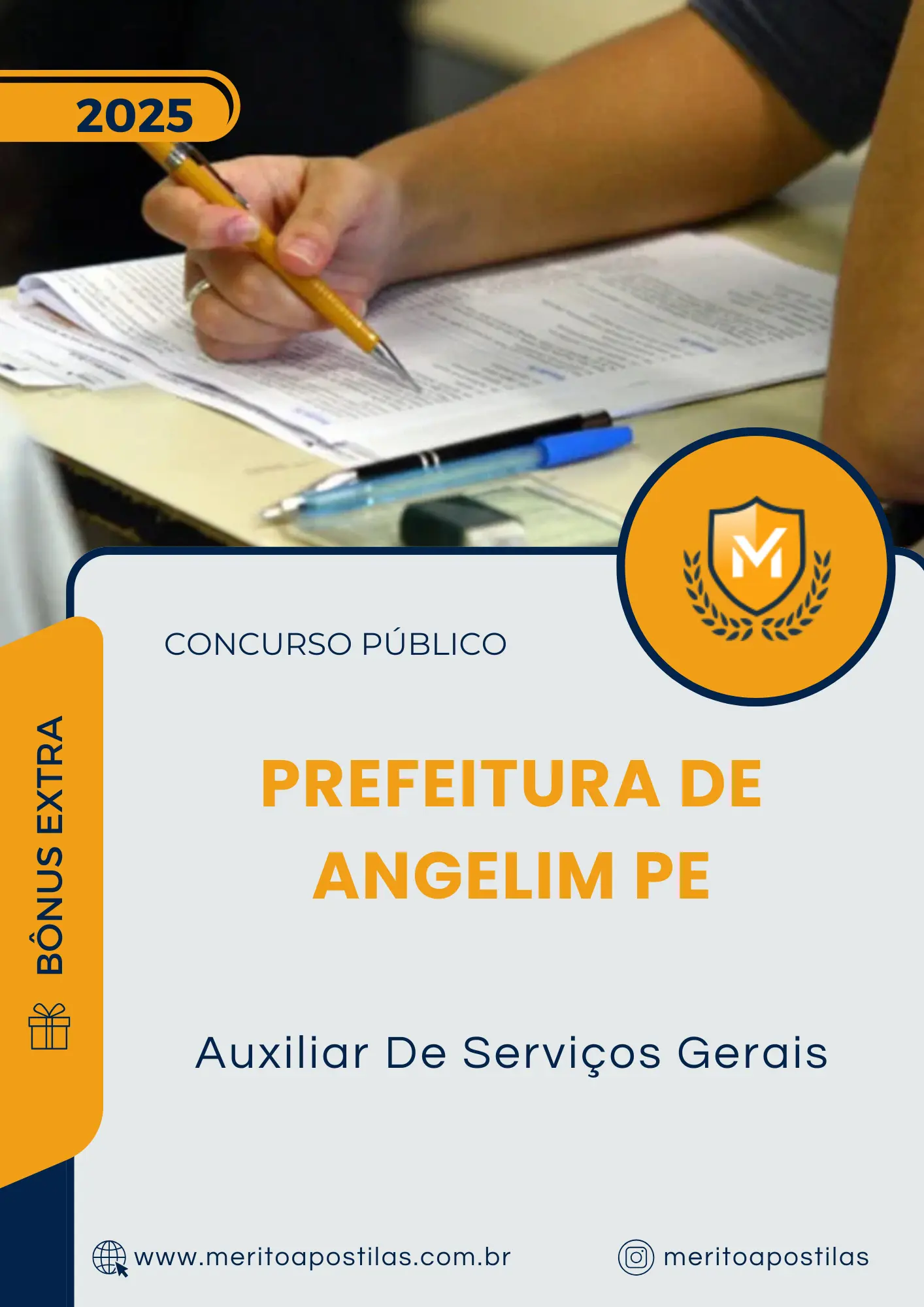Apostila Auxiliar De Serviços Gerais Prefeitura de Angelim PE 2025