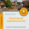 Apostila Auxiliar De Serviços Gerais Prefeitura de Camanducaia MG 2025