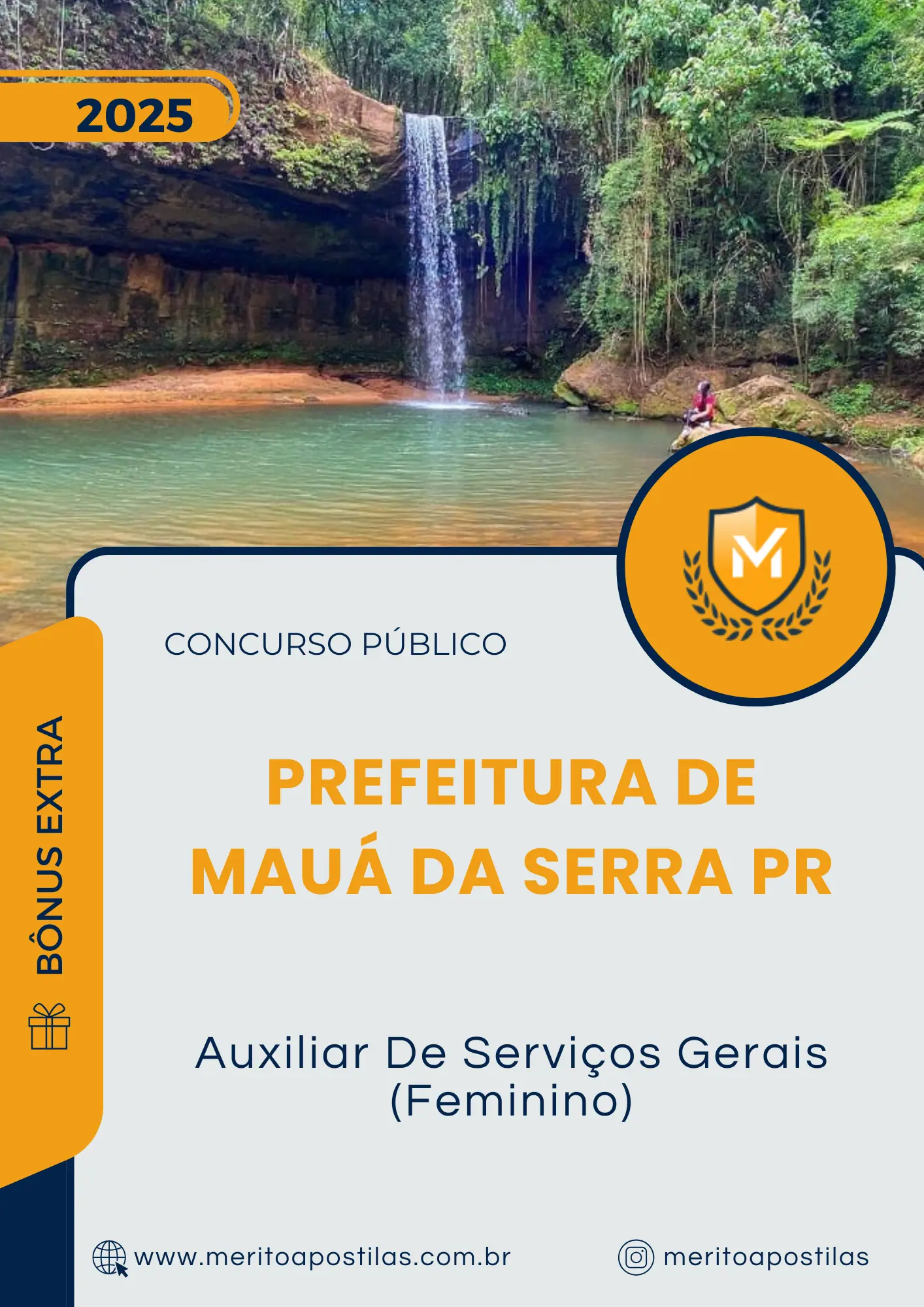 Apostila Auxiliar De Serviços Gerais Feminino Prefeitura de Mauá da Serra PR 2025
