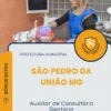 Apostila Auxiliar de Consultório Dentário Prefeitura de São Pedro da União MG 2025