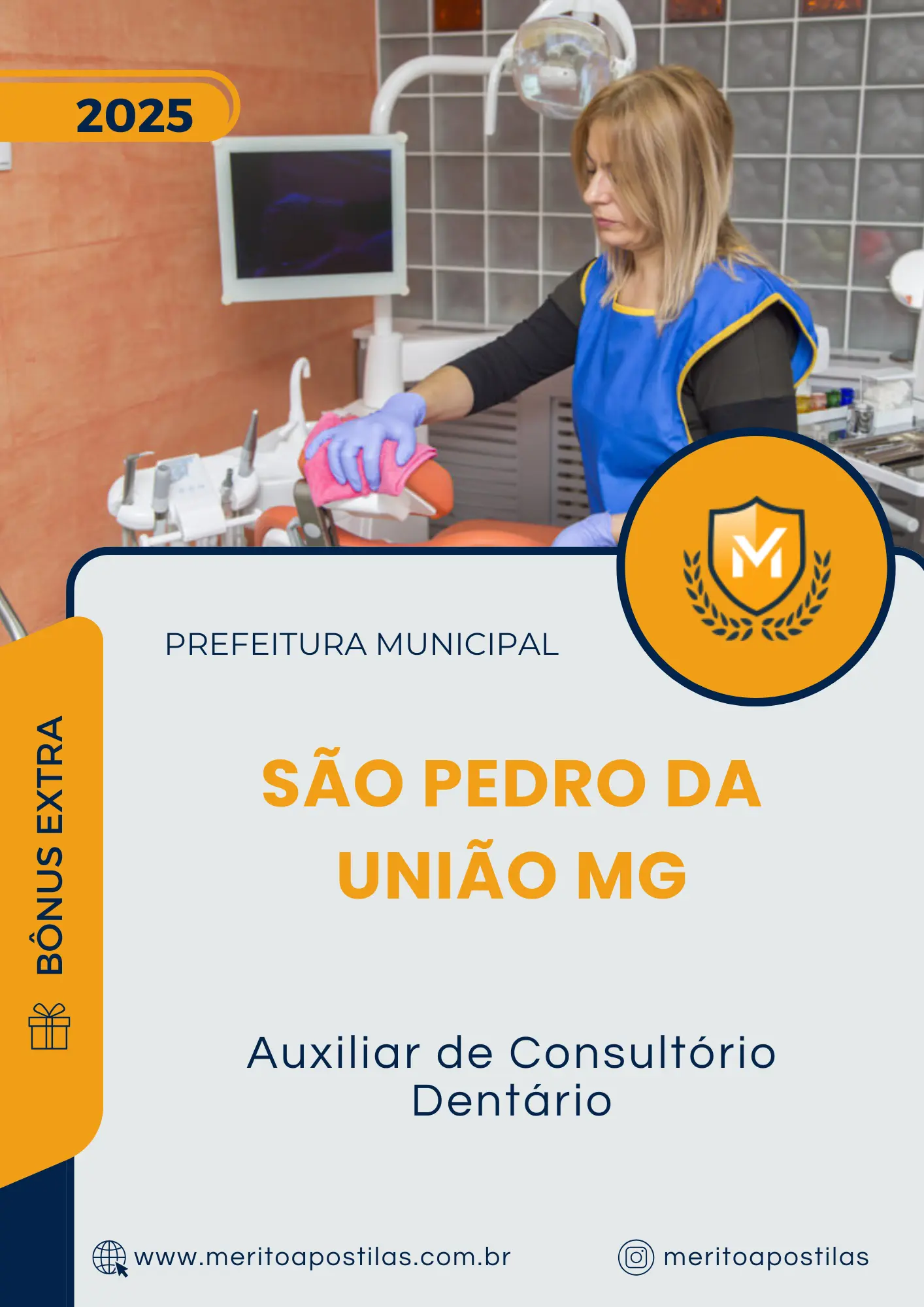Apostila Auxiliar de Consultório Dentário Prefeitura de São Pedro da União MG 2025