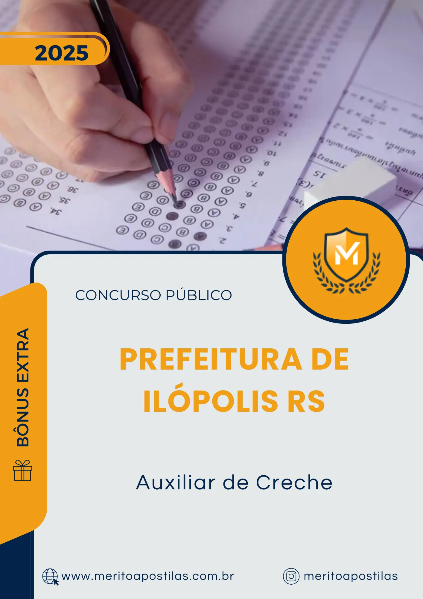 Apostila Auxiliar de Creche Prefeitura de Ilópolis RS 2025