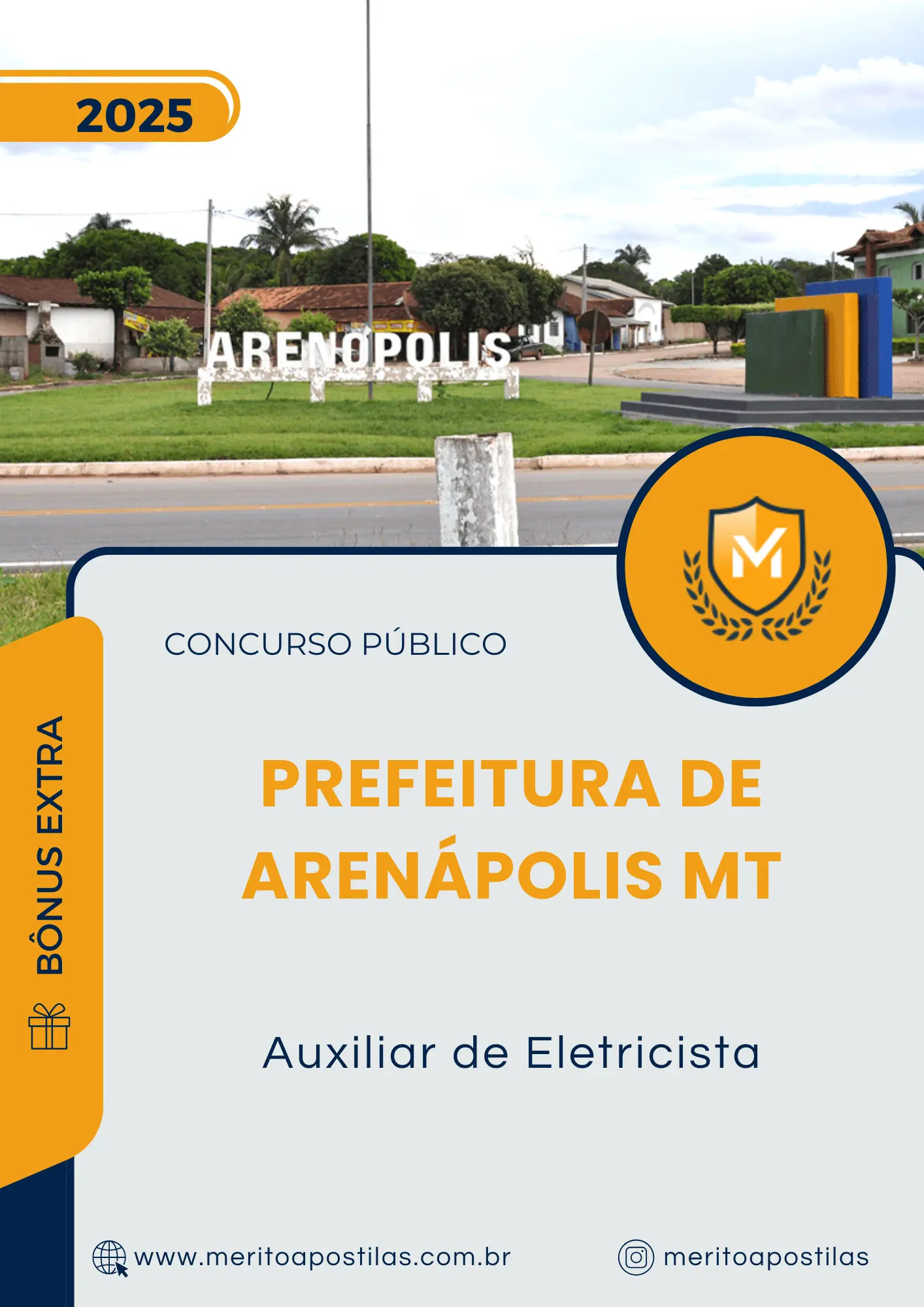 Apostila Auxiliar de Eletricista Prefeitura de Arenápolis MT 2025