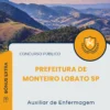 Apostila Auxiliar de Enfermagem Prefeitura de Monteiro Lobato SP 2025