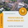 Apostila Auxiliar de Farmácia Prefeitura de Acrelândia AC 2025