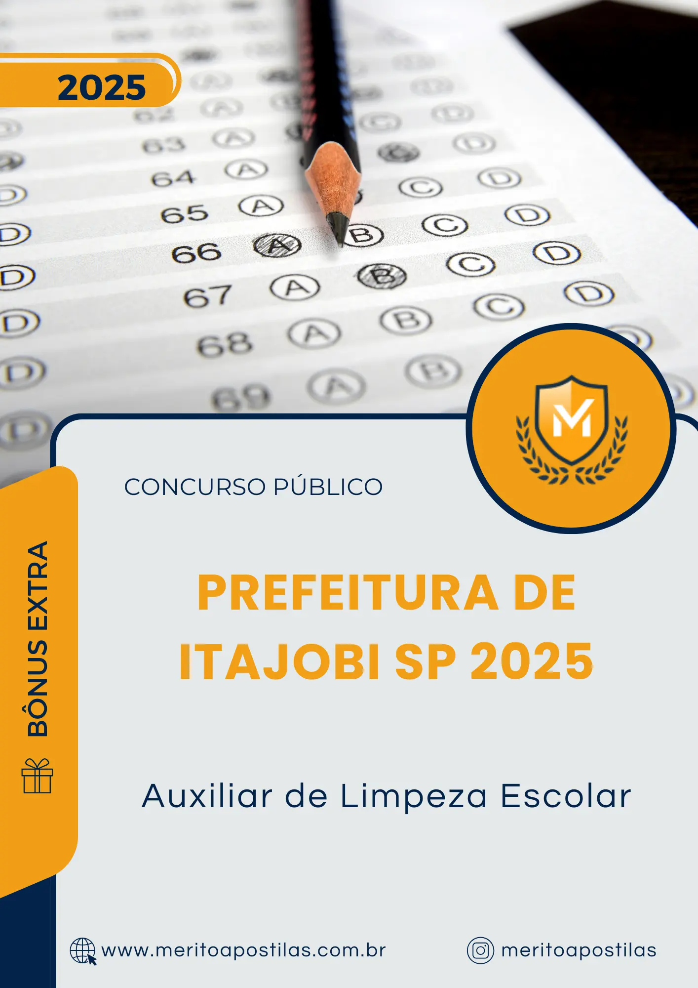 Apostila Auxiliar de Limpeza Escolar Prefeitura de Itajobi SP 2025