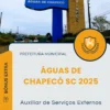 Apostila Auxiliar de Serviços Externos Prefeitura de Águas de Chapecó SC 2025