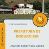 Apostila Auxiliar de Serviços Gerais Prefeitura de Rodeiro MG 2025