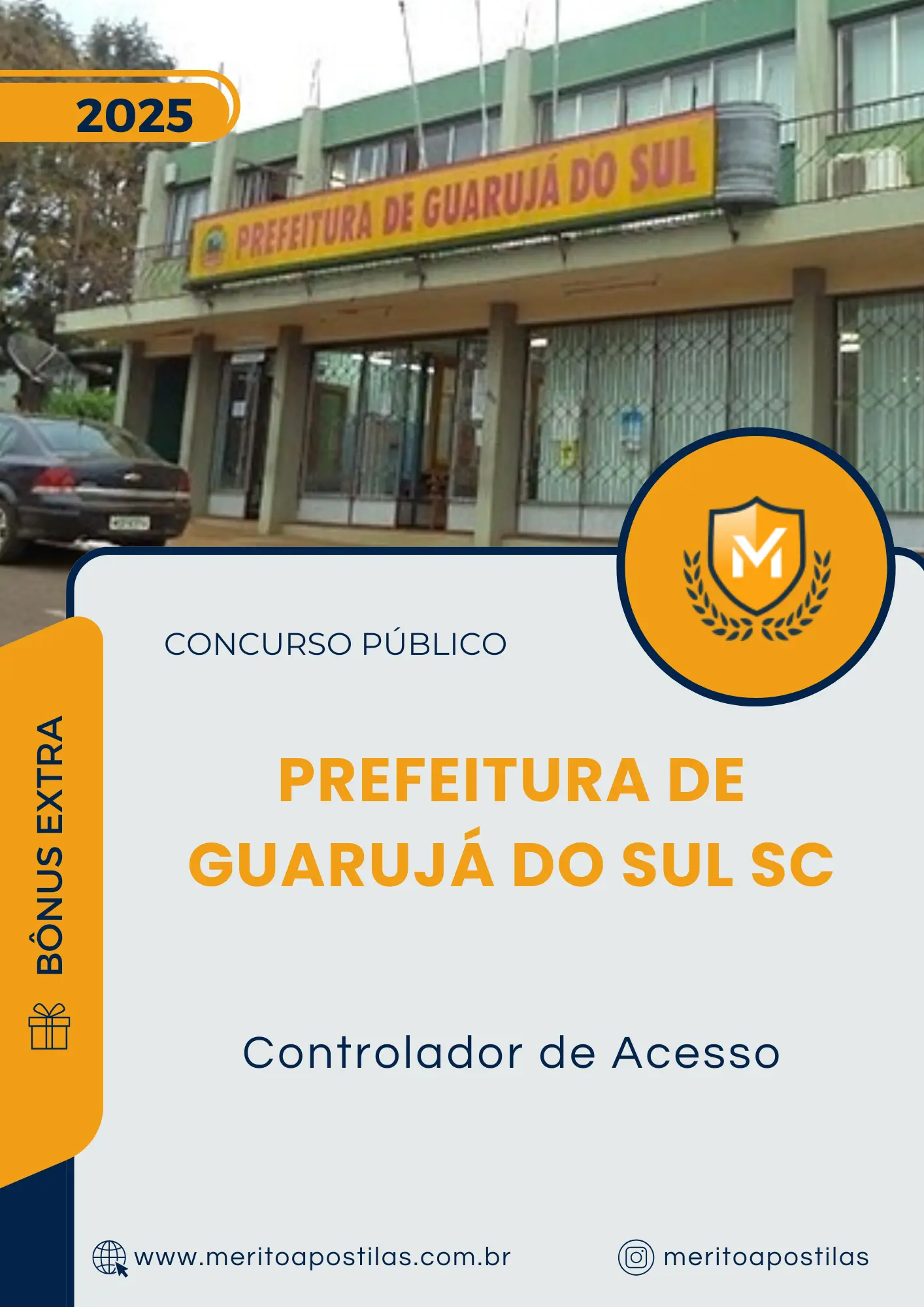 Apostila Controlador de Acesso Prefeitura de Guarujá do Sul SC 2025