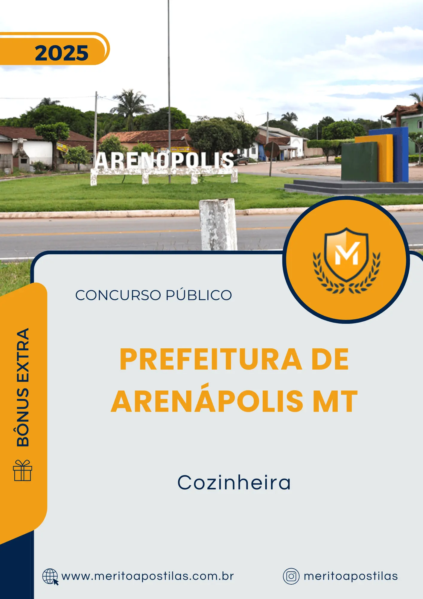 Apostila Cozinheira Prefeitura de Arenápolis MT 2025