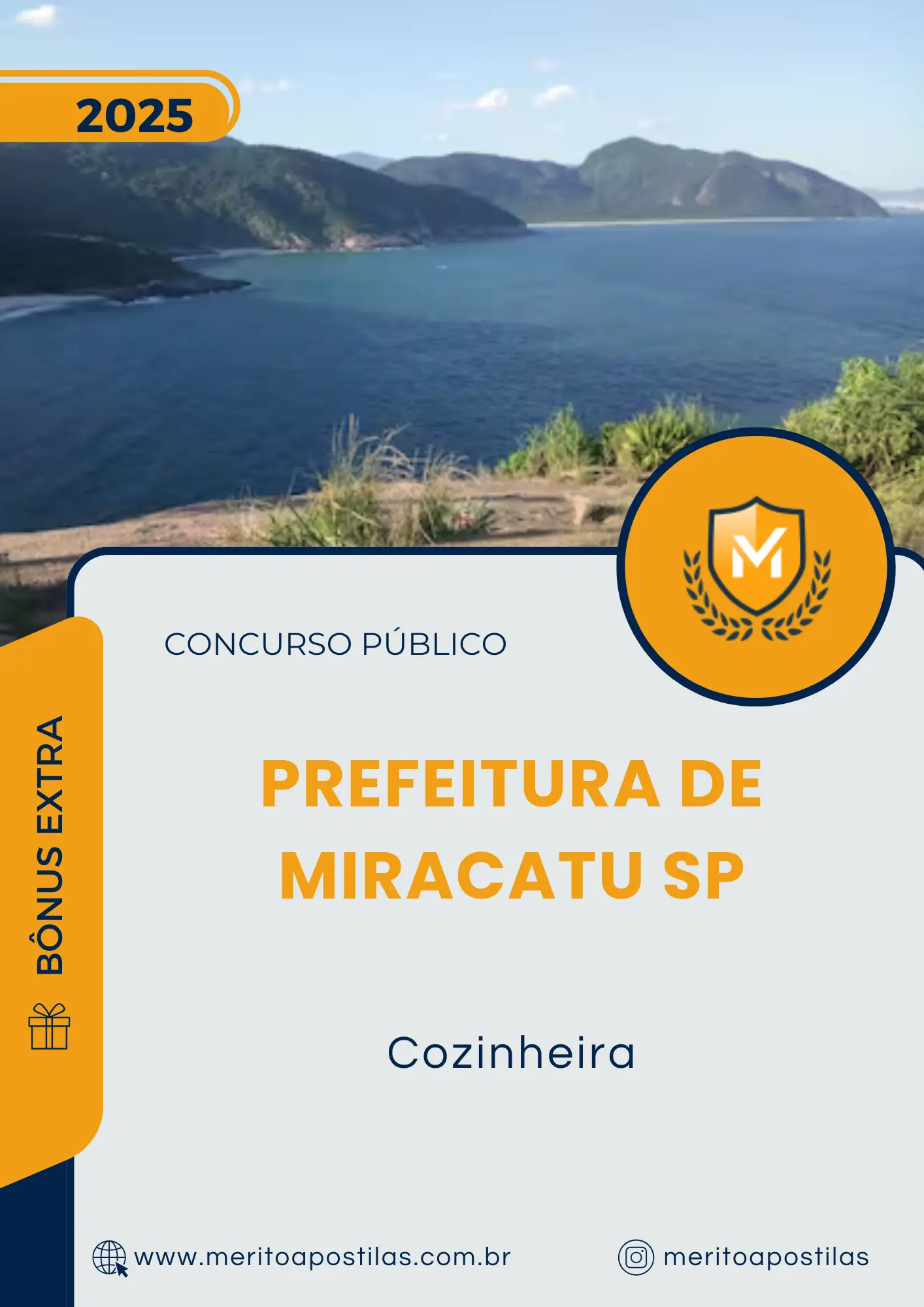 Apostila Cozinheira Prefeitura de Miracatu SP 2025