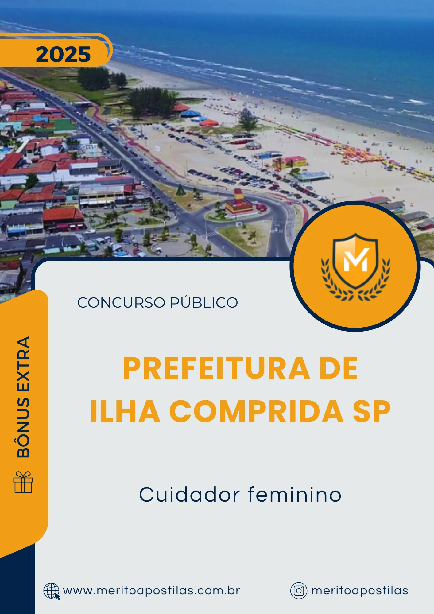 Apostila Cuidador feminino Prefeitura de Ilha Comprida SP 2025