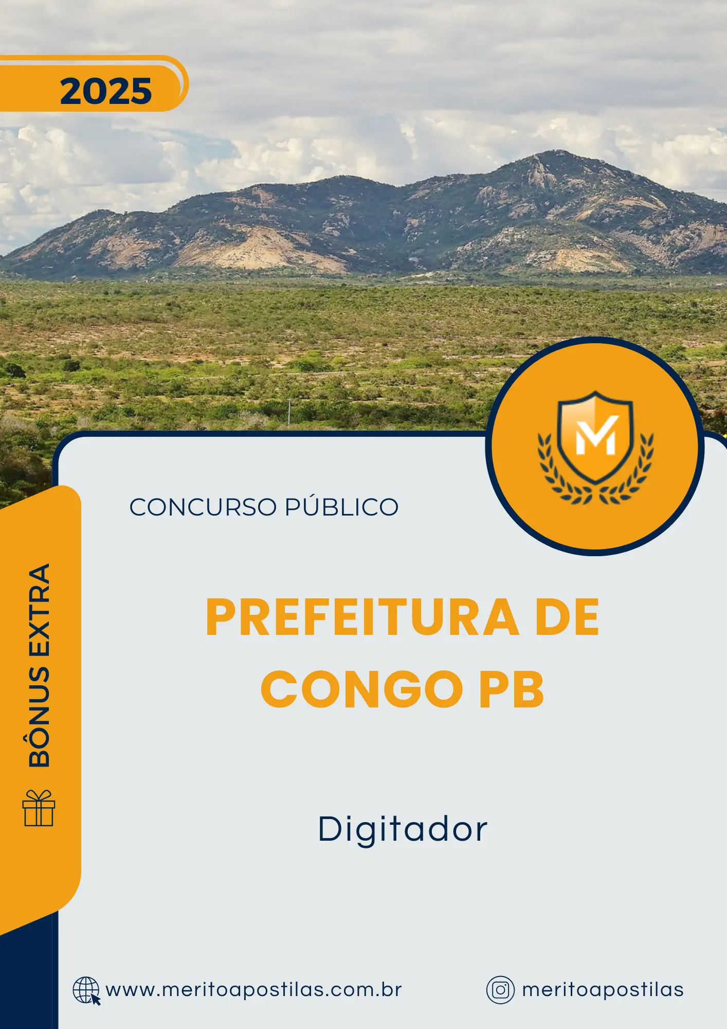 Apostila Digitador Prefeitura de Congo PB 2025