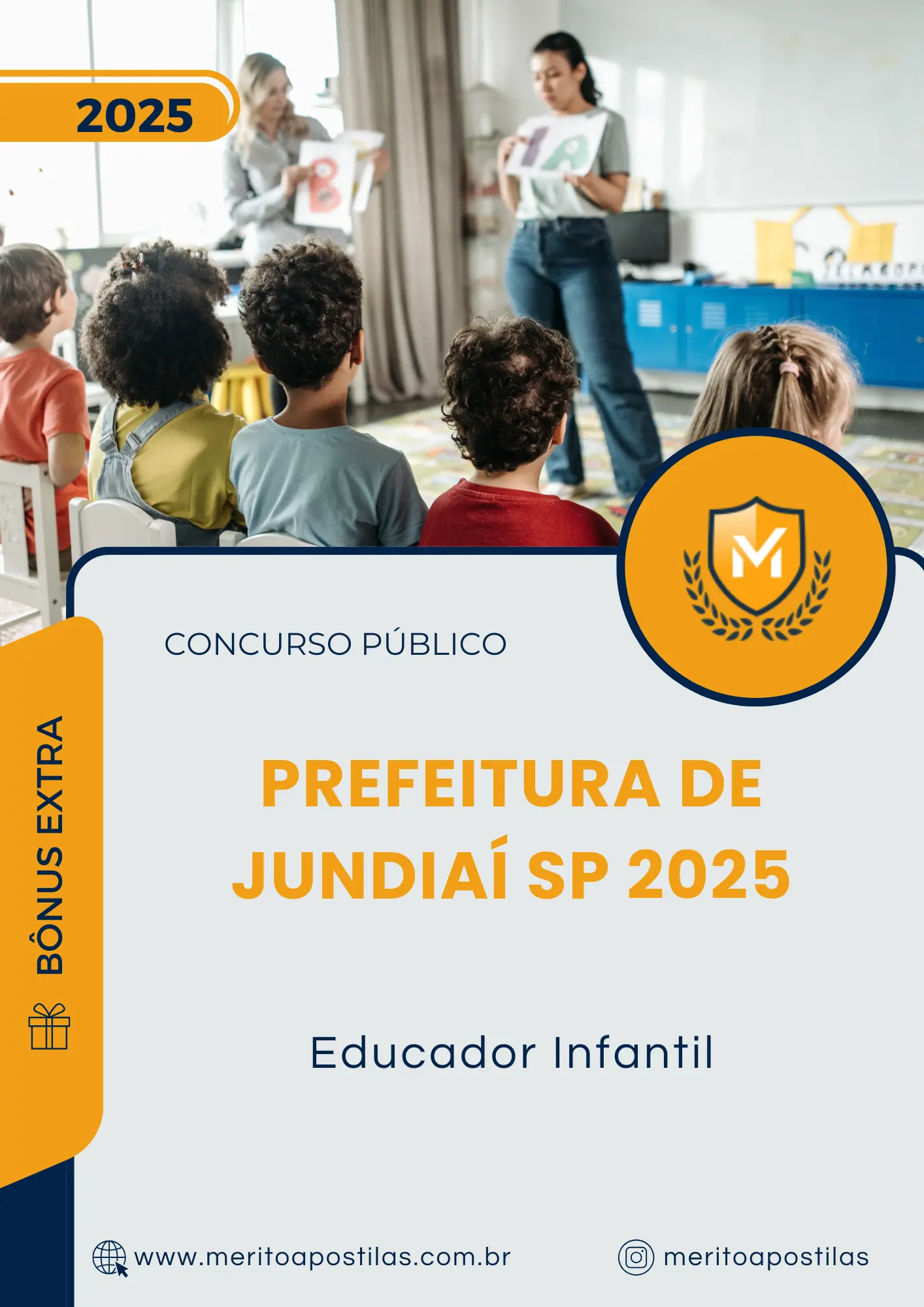 Apostila Educador Infantil Prefeitura de Jundiaí SP 2025