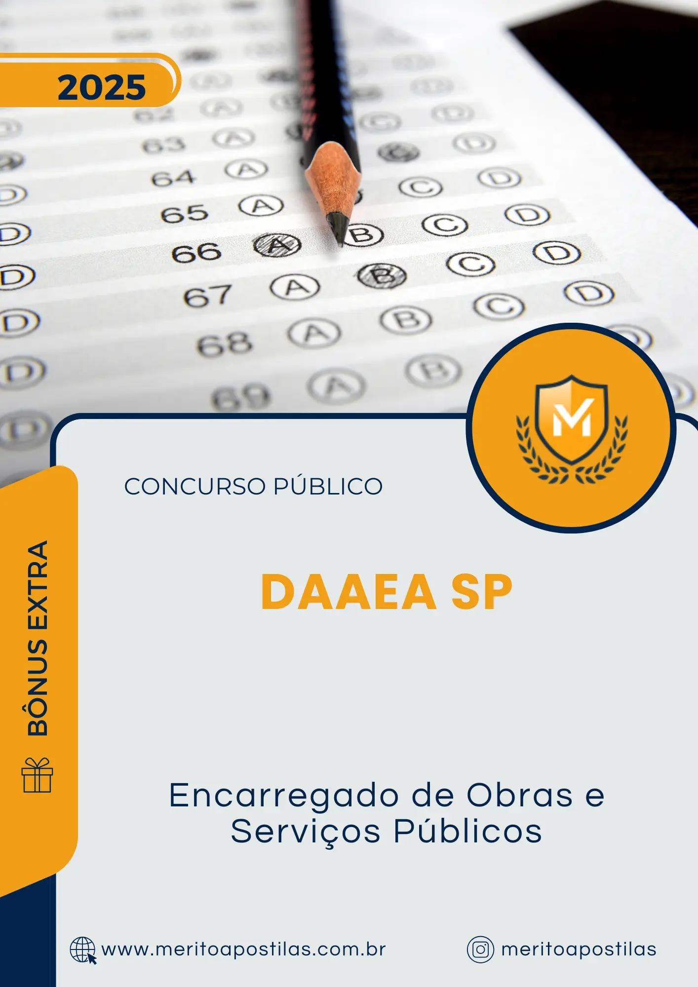Apostila Encarregado de Obras e Serviços Públicos Concurso Público DAAEA SP 2025