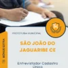 Apostila Entrevistador Cadastro Único Prefeitura de São João do Jaguaribe CE 2025