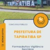 Apostila Farmacêutico Vigilância Sanitária Prefeitura de Tapiratiba SP 2025