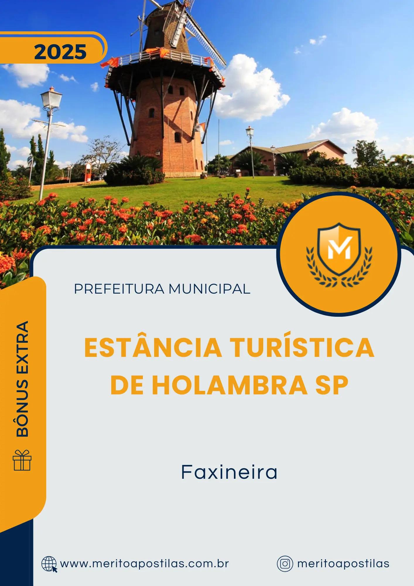 Apostila Faxineira Prefeitura da Estância Turística de Holambra SP 2025