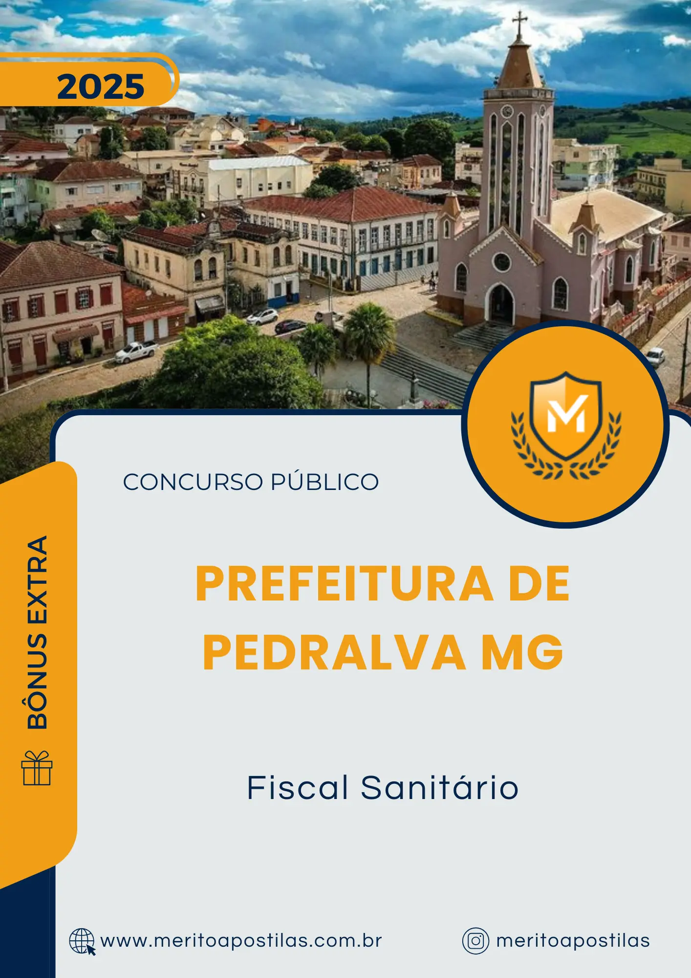 Apostila Fiscal Sanitário Prefeitura de Pedralva MG 2025