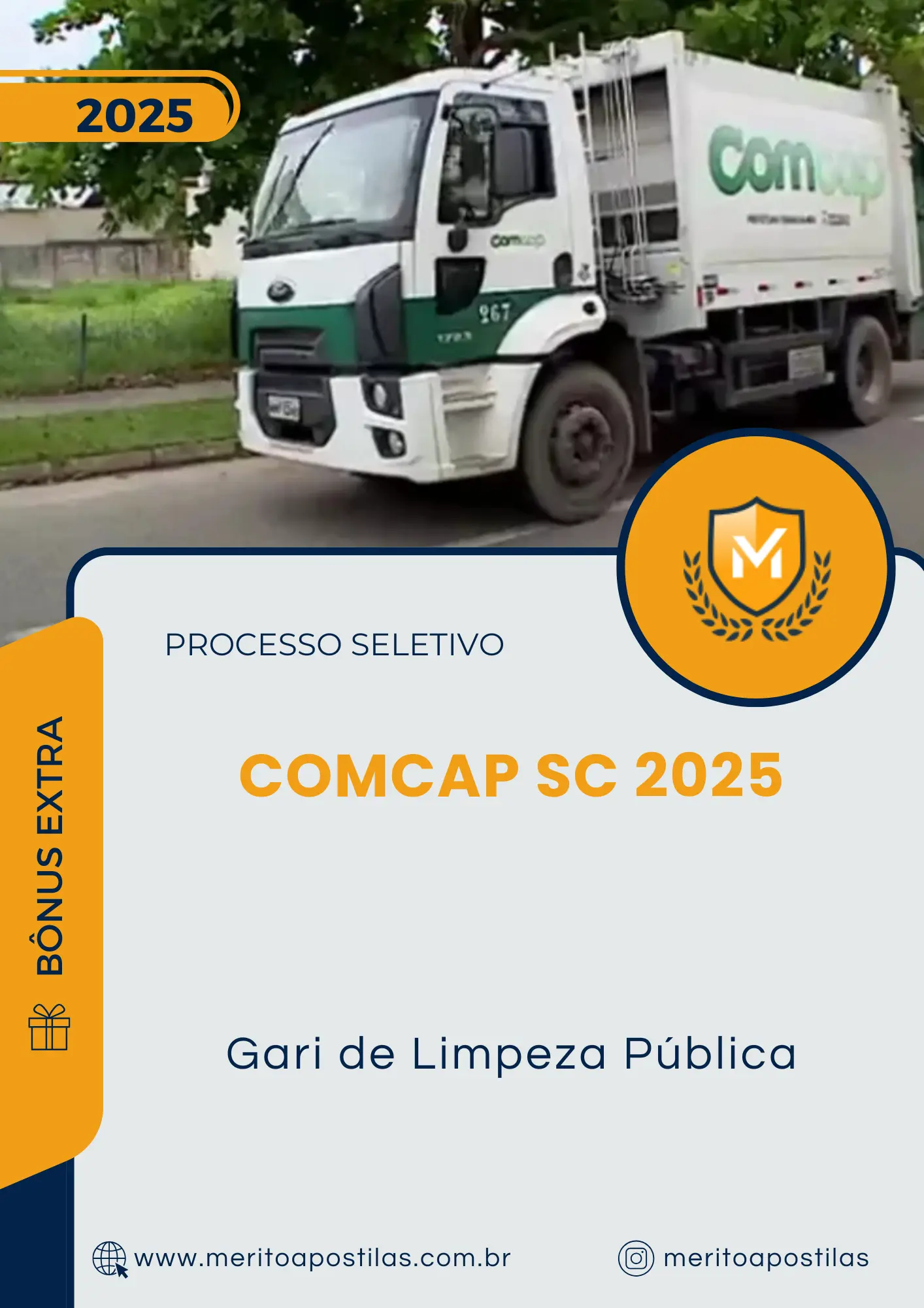 Apostila Gari de Limpeza Pública Processo Seletivo COMCAP SC 2025