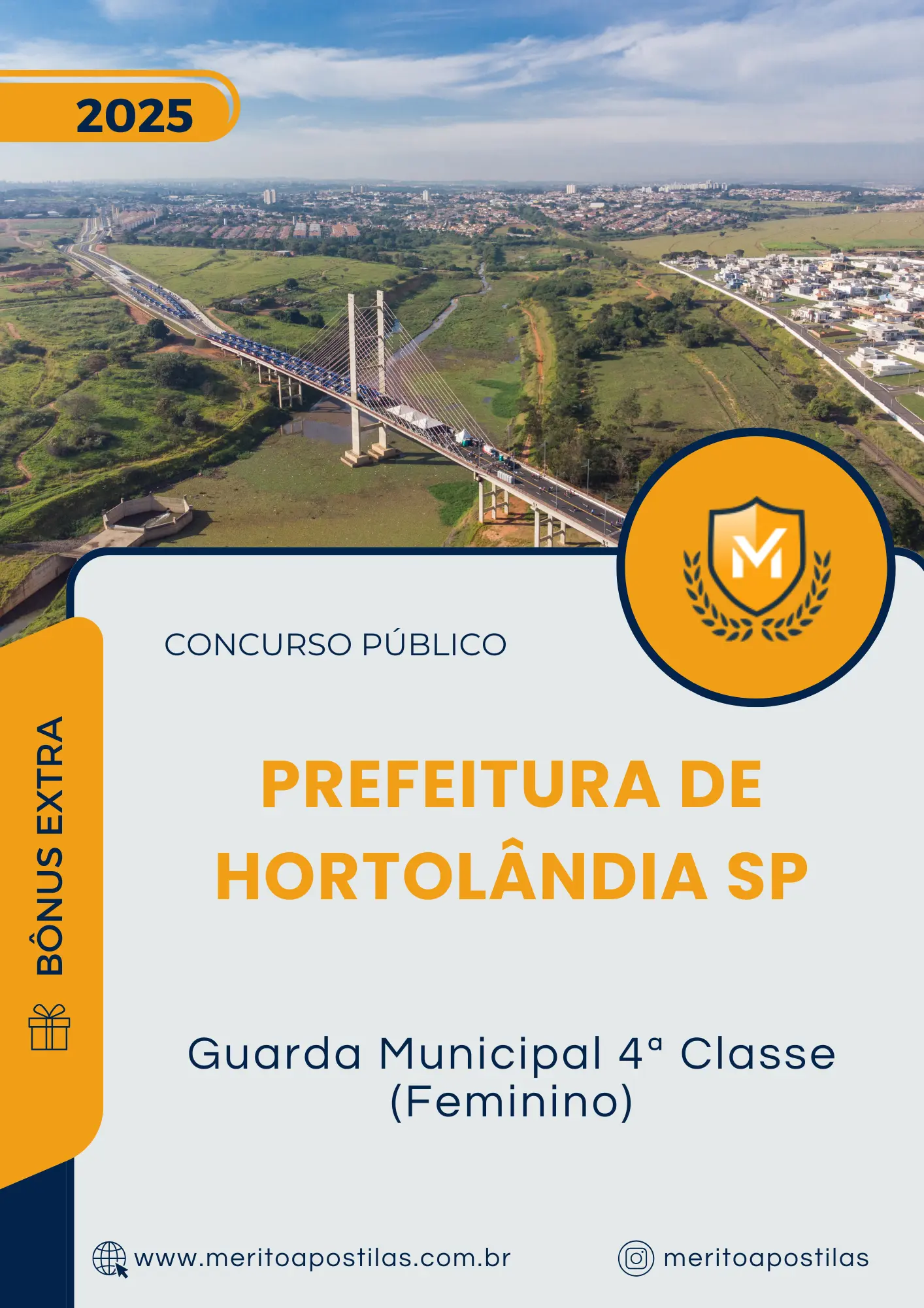 Apostila Guarda Municipal 4 Classe Feminino Prefeitura de Hortolândia SP 2025