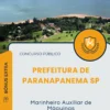 Apostila Marinheiro Auxiliar de Máquinas Prefeitura de Paranapanema SP 2025