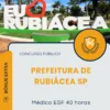 Apostila Médico ESF 40 horas Prefeitura de Rubiácea SP 2025