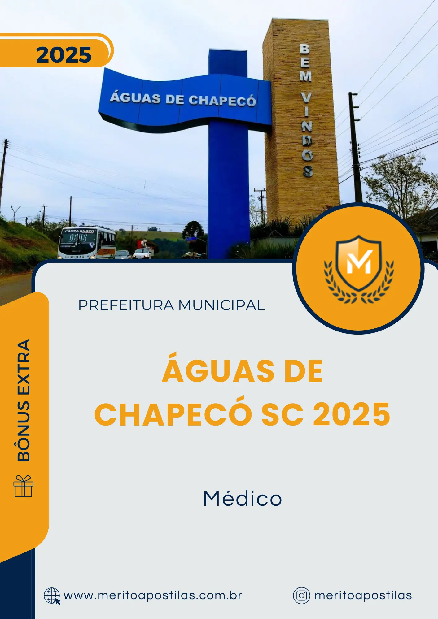 Apostila Médico Prefeitura de Águas de Chapecó SC 2025