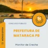 Apostila Monitor de Creche Prefeitura de Mataraca PB 2025