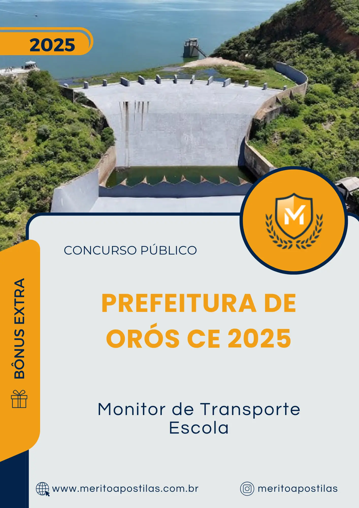 Apostila Monitor de Transporte Escola Prefeitura de Orós CE 2025