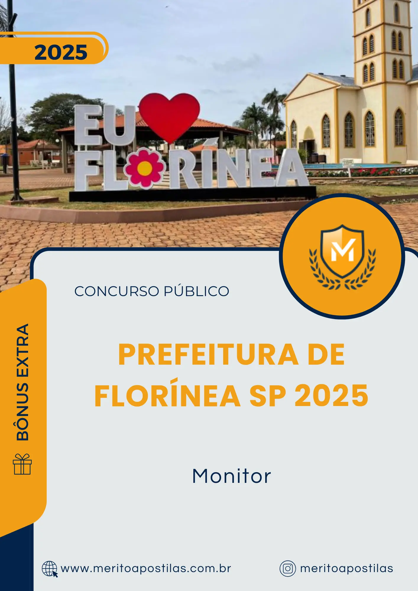 Apostila Monitor Prefeitura de Florínea SP 2025