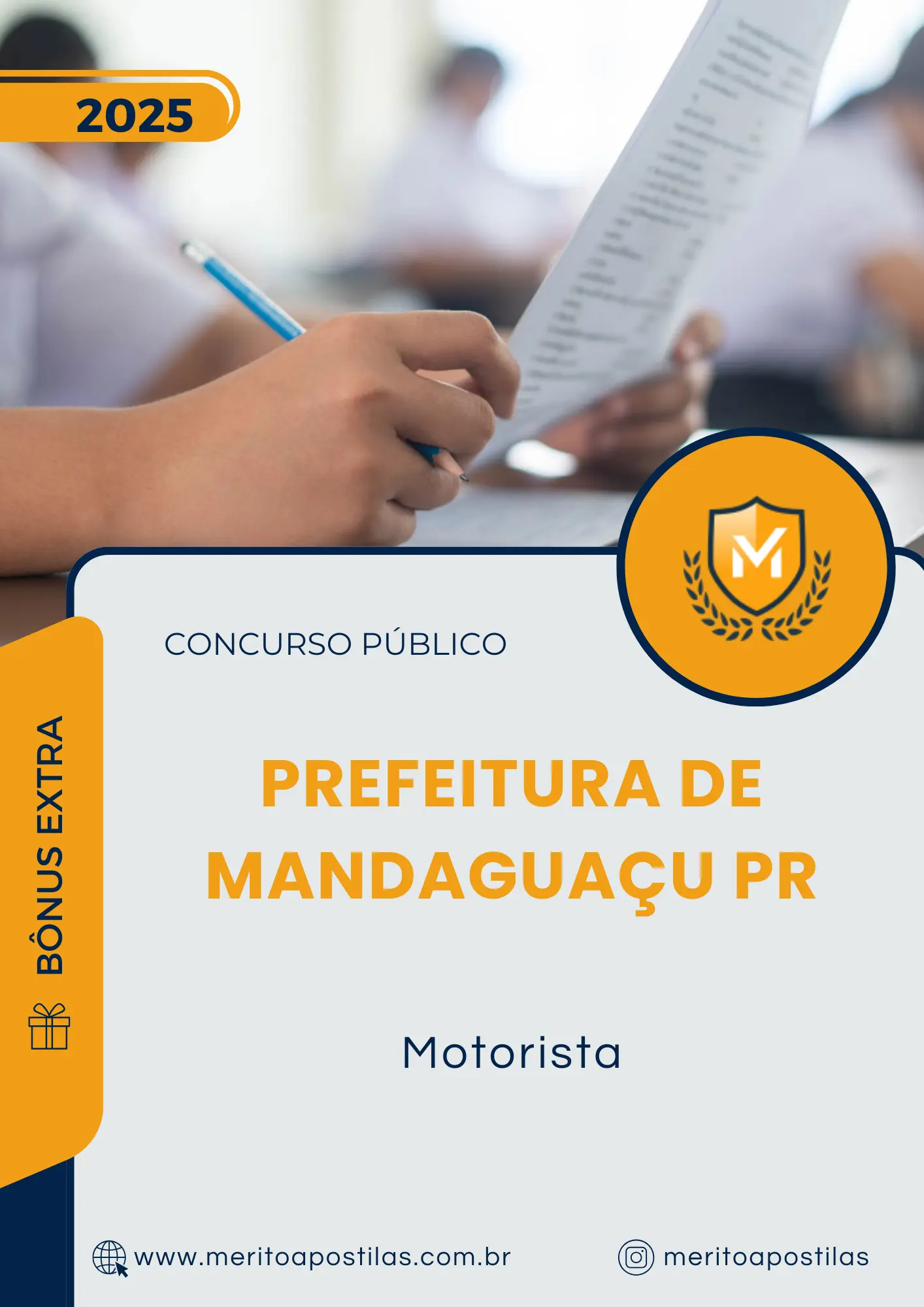 Apostila Motorista Prefeitura de Mandaguaçu PR 2025