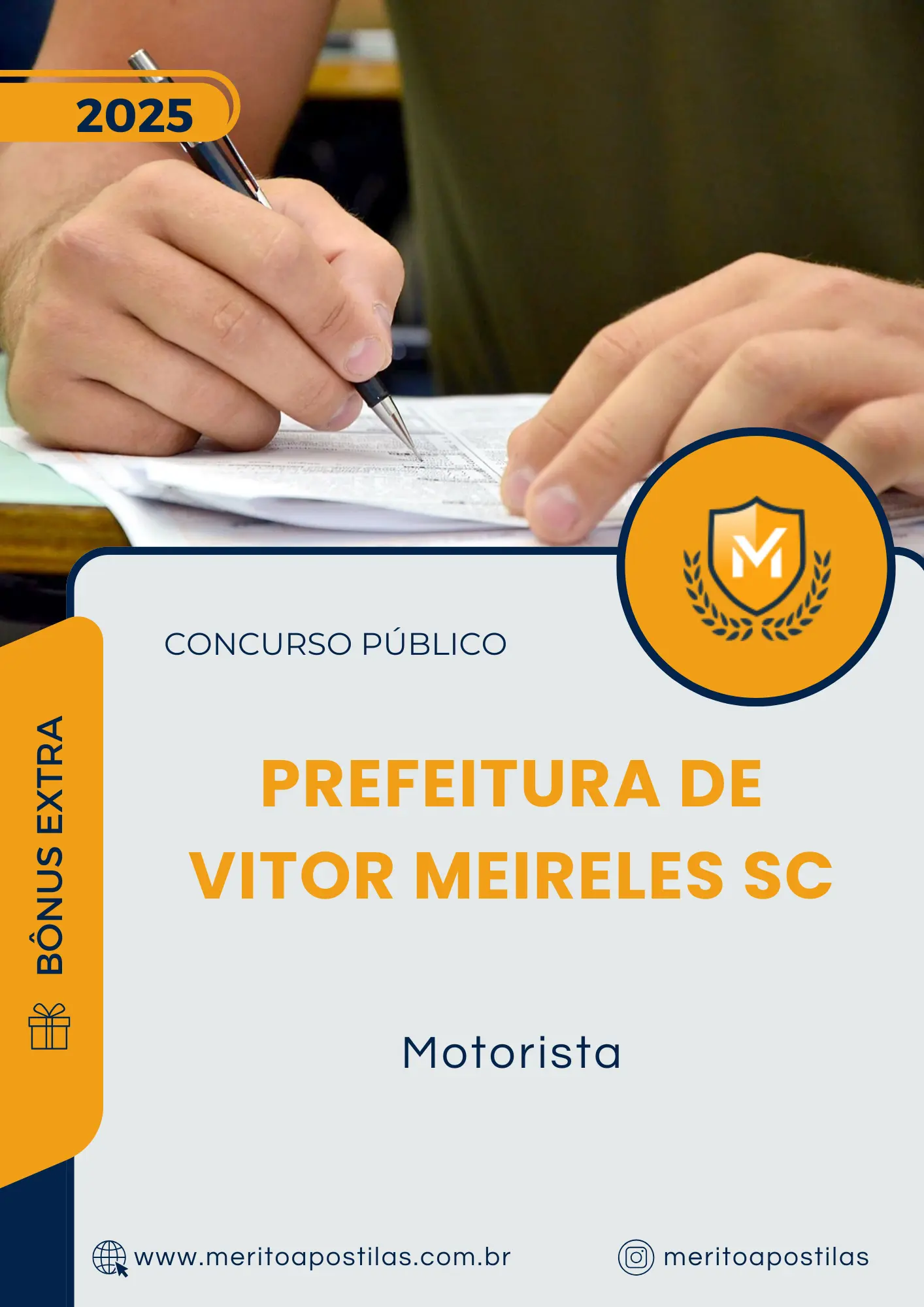 Apostila Motorista Prefeitura de Vitor Meireles SC 2025