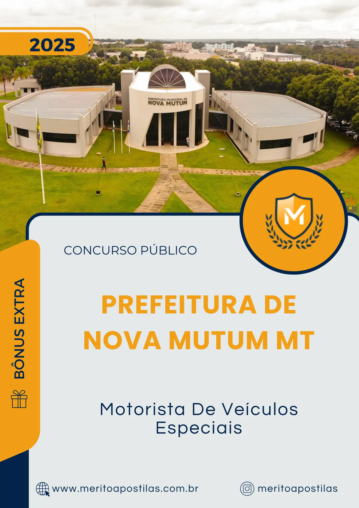 Apostila Motorista De Veículos Especiais Prefeitura de Nova Mutum MT 2025