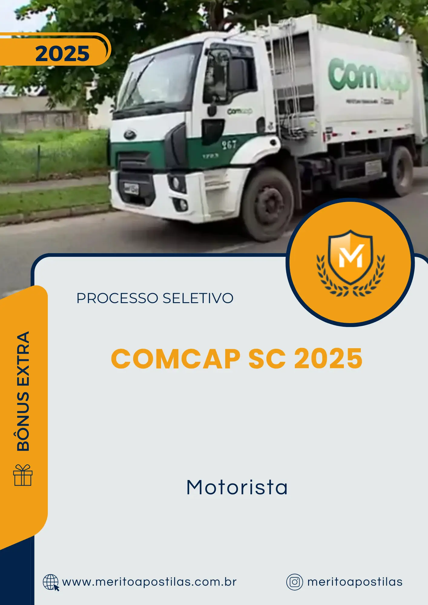 Apostila Motorista Processo Seletivo COMCAP SC 2025