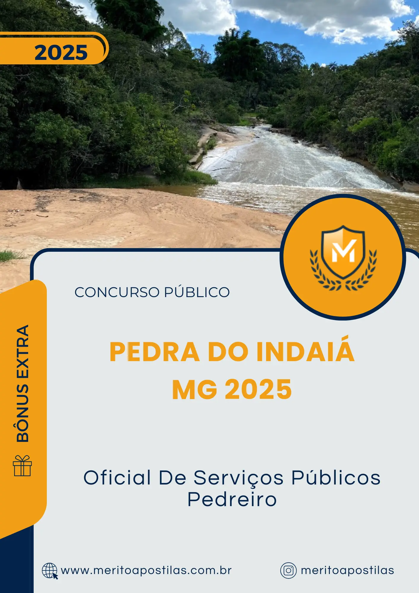 Apostila Oficial De Serviços Públicos Pedreiro Prefeitura de Pedra do Indaiá MG 2025