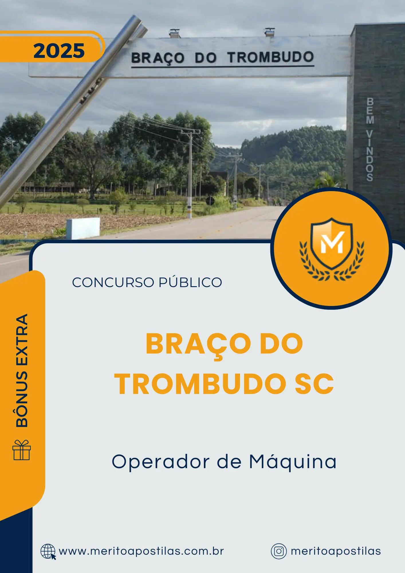 Apostila Operador de Máquina Prefeitura de Braço do Trombudo SC 2025