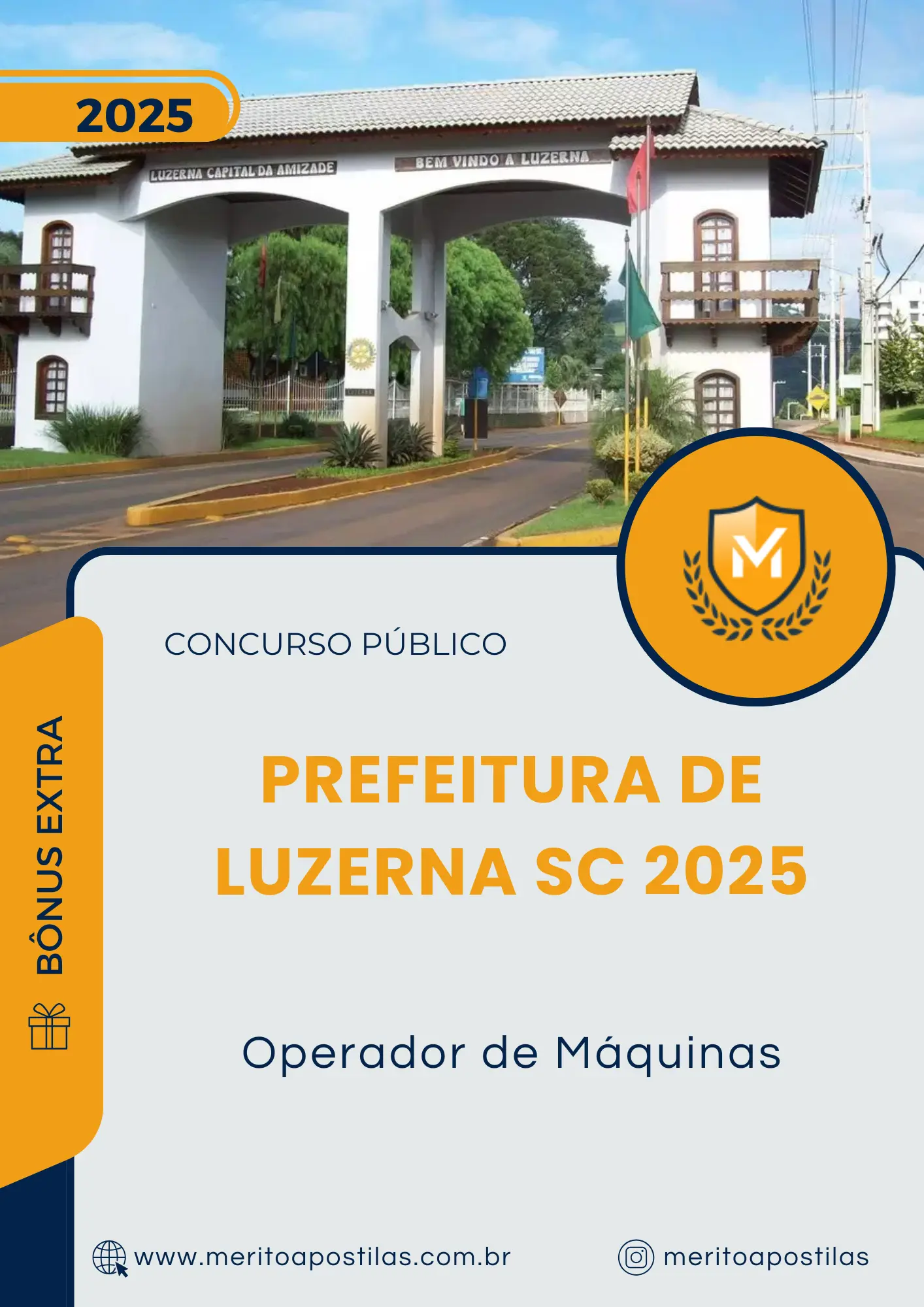 Apostila Operador de Máquinas Prefeitura de Luzerna SC 2025