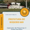 Apostila Operador de Máquinas III Trator de Pneu Prefeitura de Rodeiro MG 2025