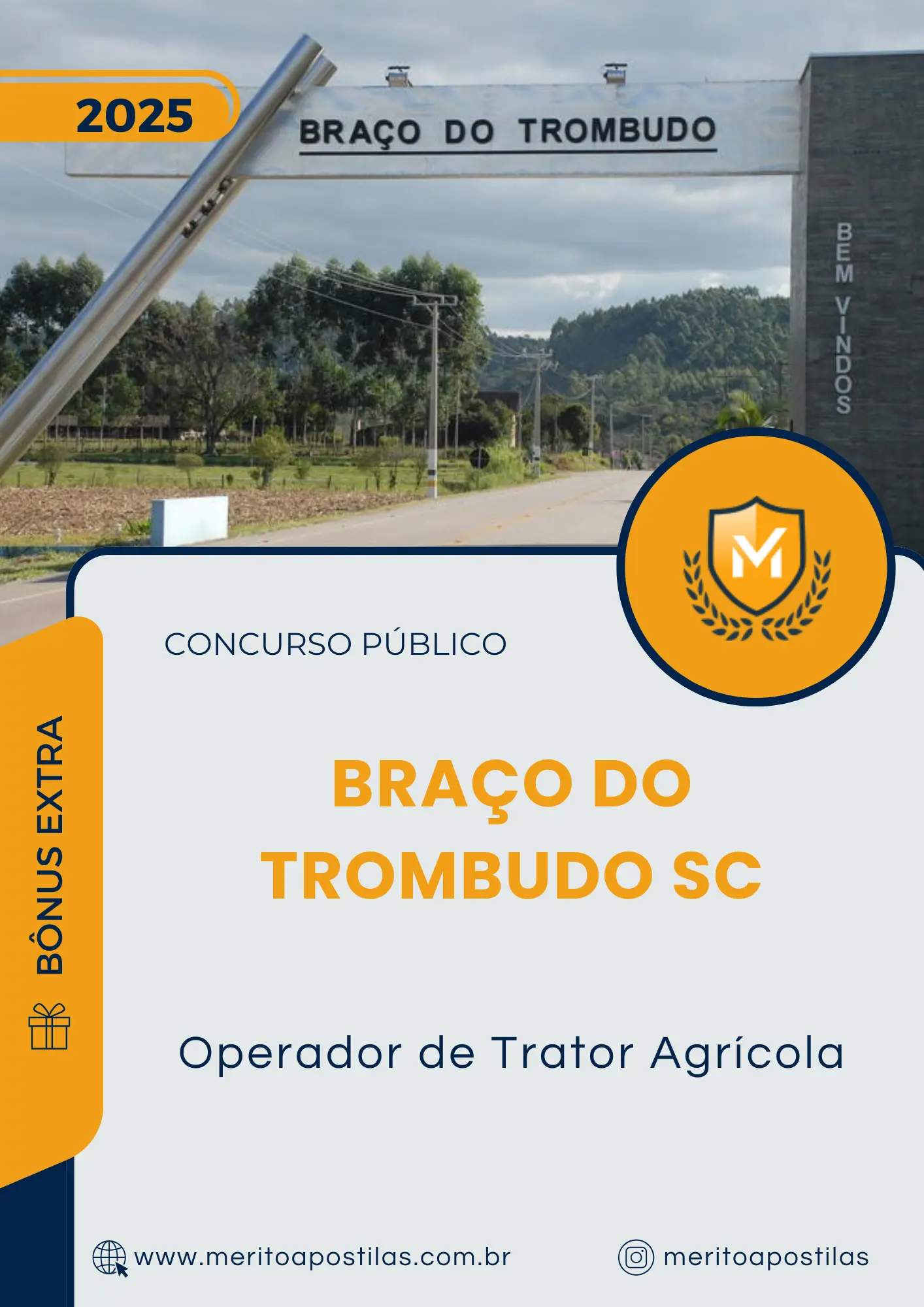 Apostila Operador de Trator Agrícola Prefeitura de Braço do Trombudo SC 2025