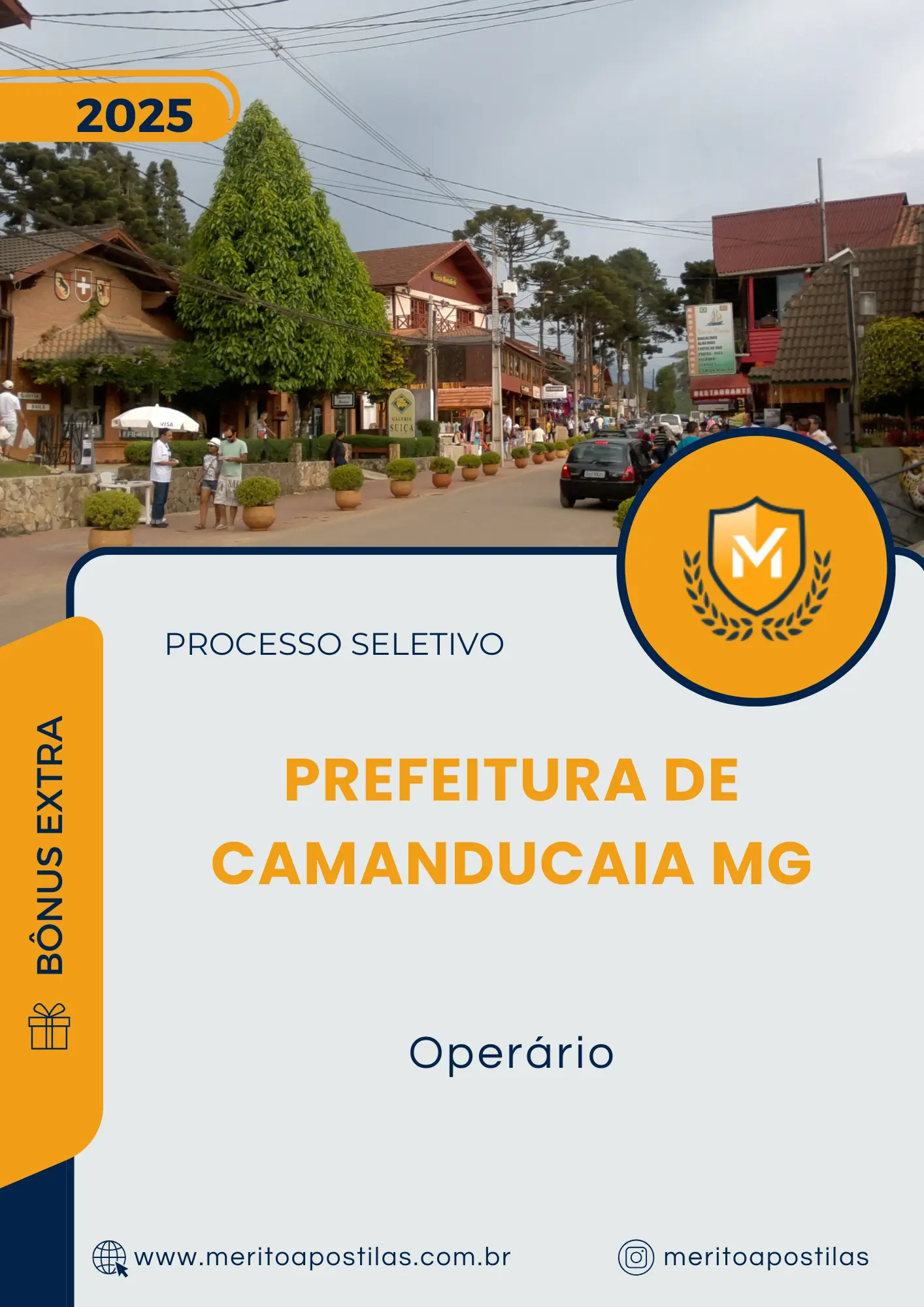 Apostila Operário Prefeitura de Camanducaia MG 2025