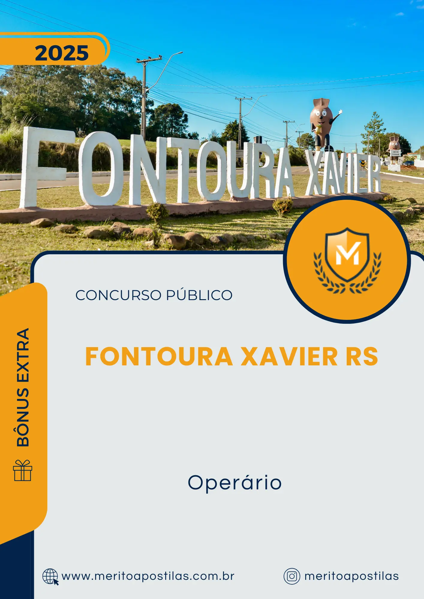 Apostila Operário Prefeitura de Fontoura Xavier RS 2025