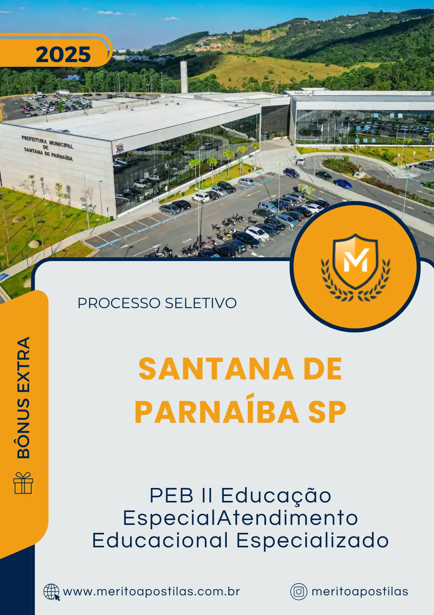 Apostila PEB II Educação Especial Atendimento Educacional Especializado Prefeitura de Santana de Parnaíba SP 2025