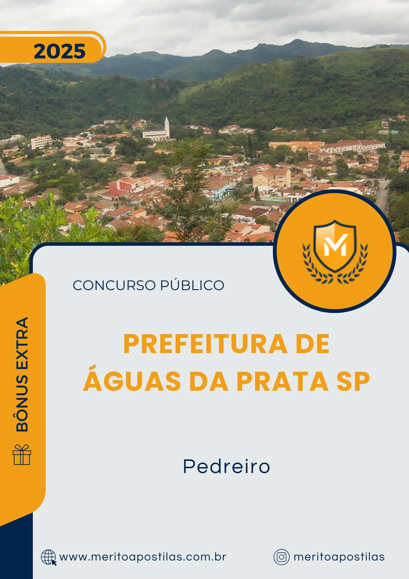 Apostila Pedreiro Prefeitura de Águas da Prata SP 2025