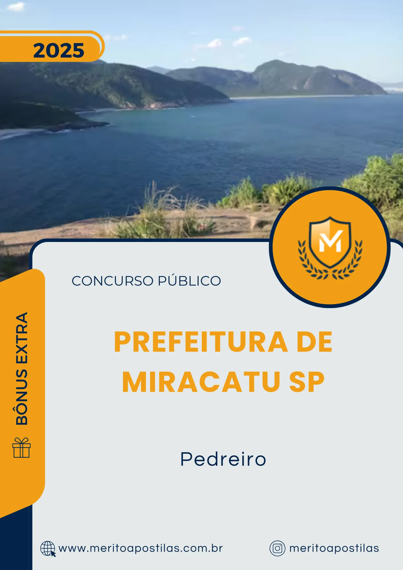 Apostila Pedreiro Prefeitura de Miracatu SP 2025