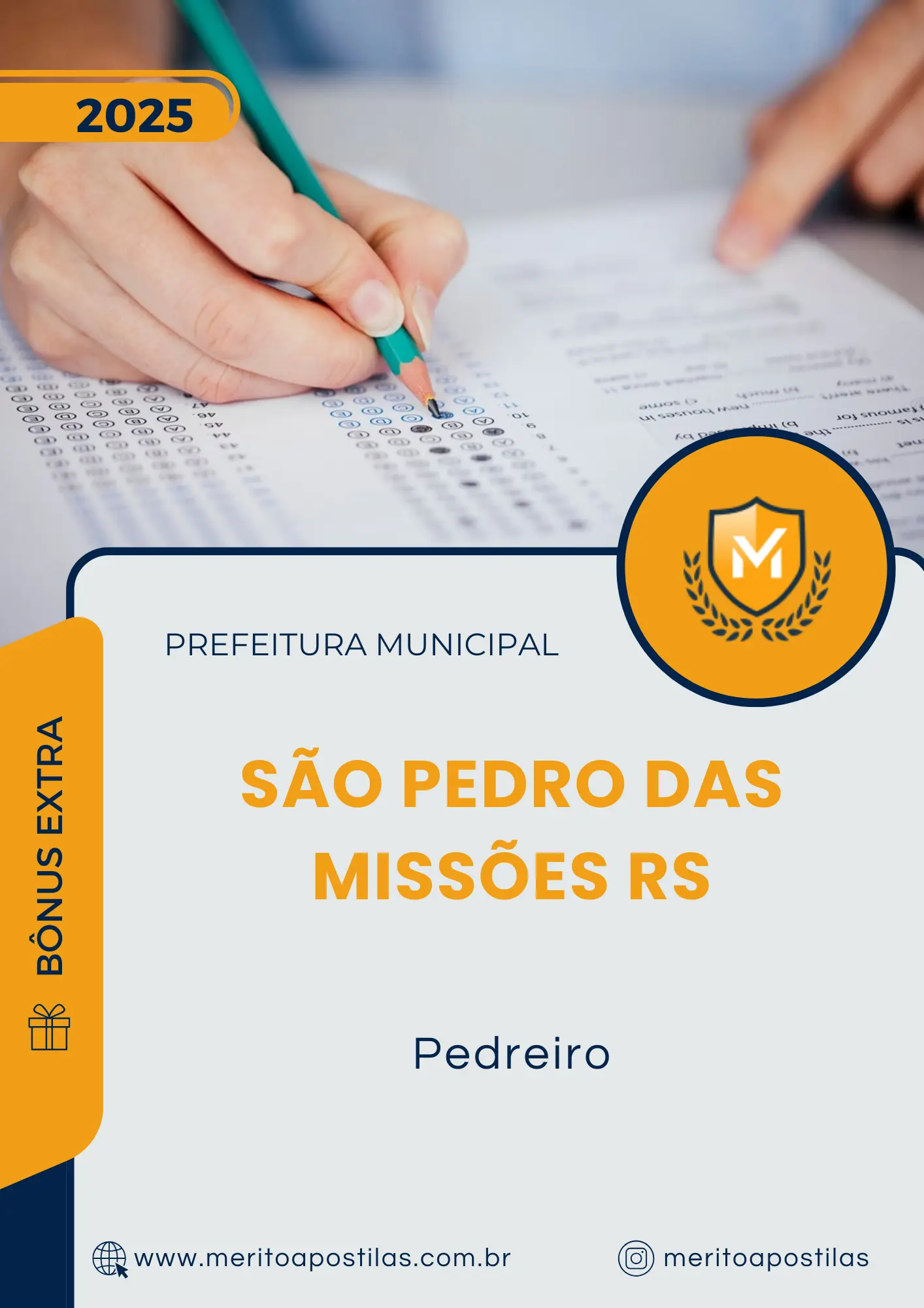 Apostila Pedreiro Prefeitura de São Pedro das Missões RS 2025