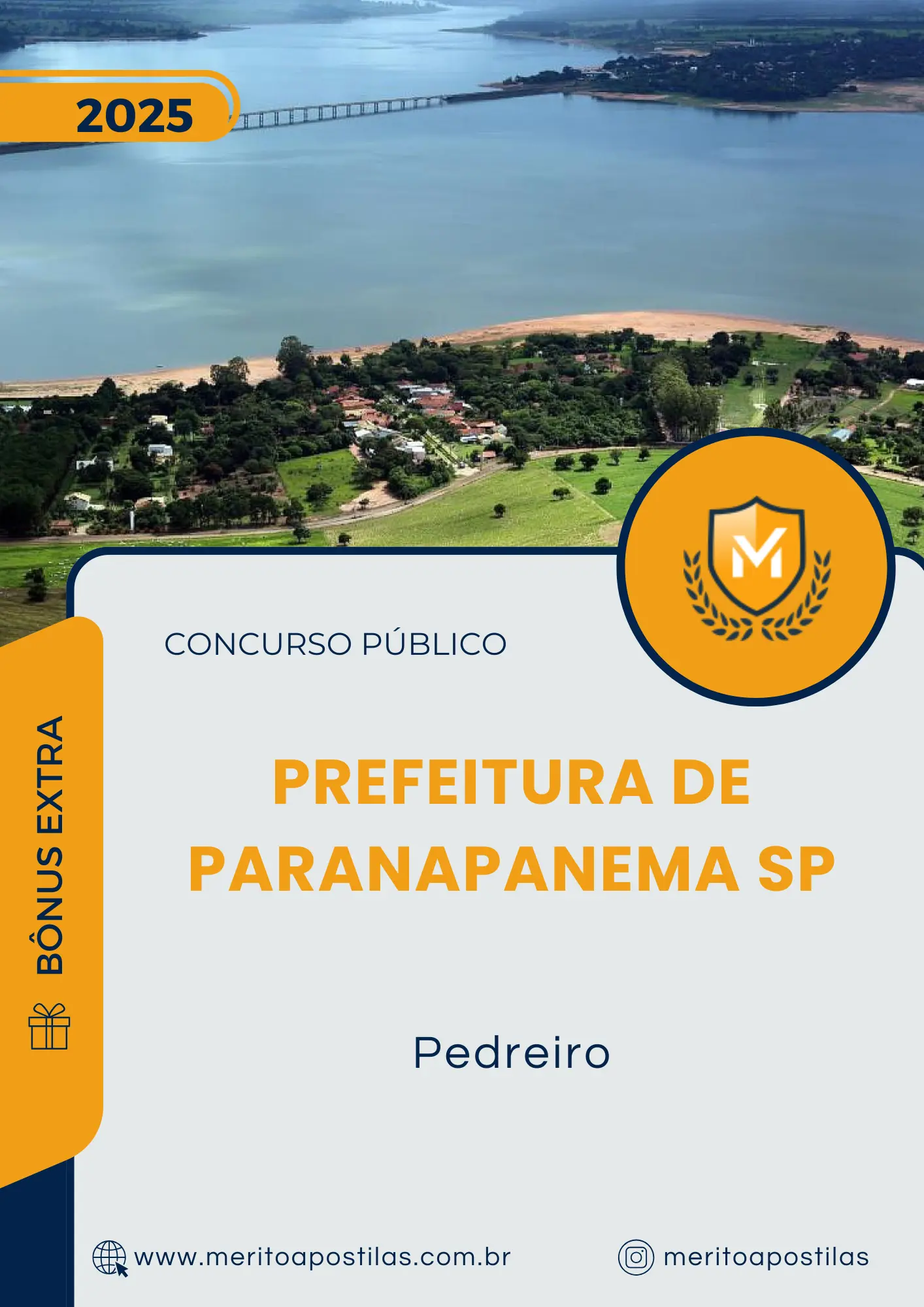 Apostila Pedreiro Prefeitura de Paranapanema SP 2025